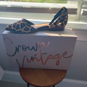 BRAND (NEW) IN BOX - Cheetah ankle flats 🐾 🐯